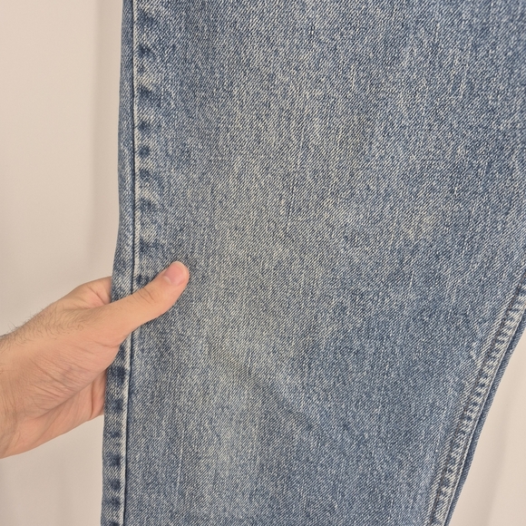 Levis Mens Vintage Y2k Retro Blue Silver Tab Straight Leg Size 34x29 - Picture 7 of 15